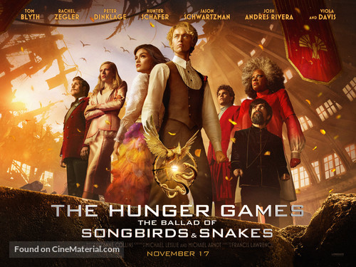 The Hunger Games: The Ballad of Songbirds &amp; Snakes - British Movie Poster