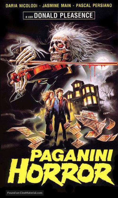 Paganini Horror - VHS movie cover