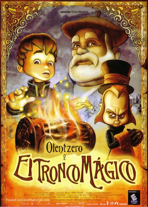 Olentzero y el tronco m&aacute;gico - Spanish Movie Cover