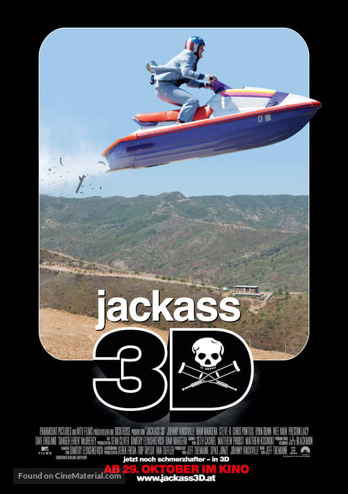 Jackass 3D - Austrian Movie Poster