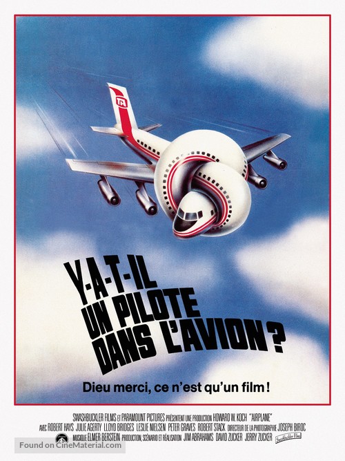 Airplane! - French Re-release movie poster