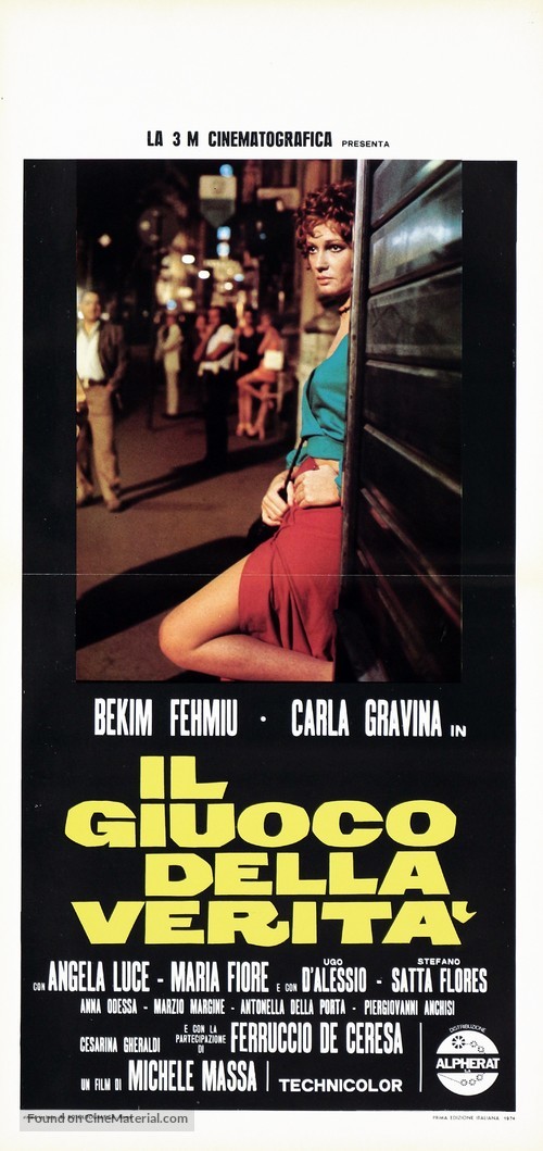 Il gioco della verit&agrave; - Italian Movie Poster