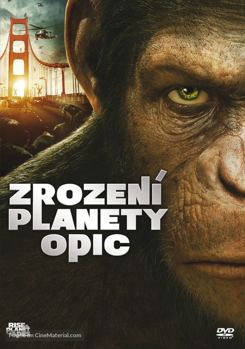 Rise of the Planet of the Apes - Czech DVD movie cover