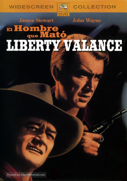 The Man Who Shot Liberty Valance - Spanish DVD movie cover