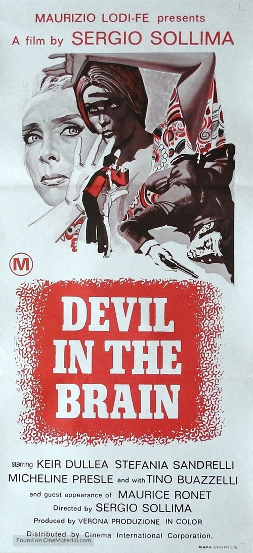 Il diavolo nel cervello - Australian Movie Poster