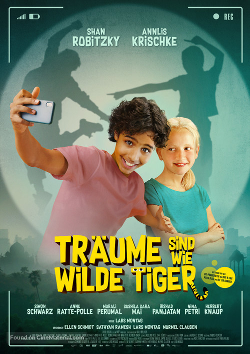 Tr&auml;ume sind wie wilde Tiger - German Movie Poster