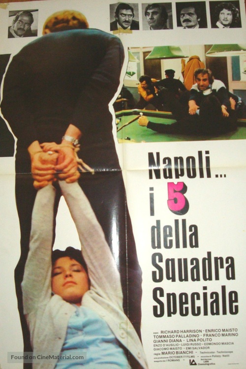 Napoli... i 5 della squadra speciale - Italian Movie Poster