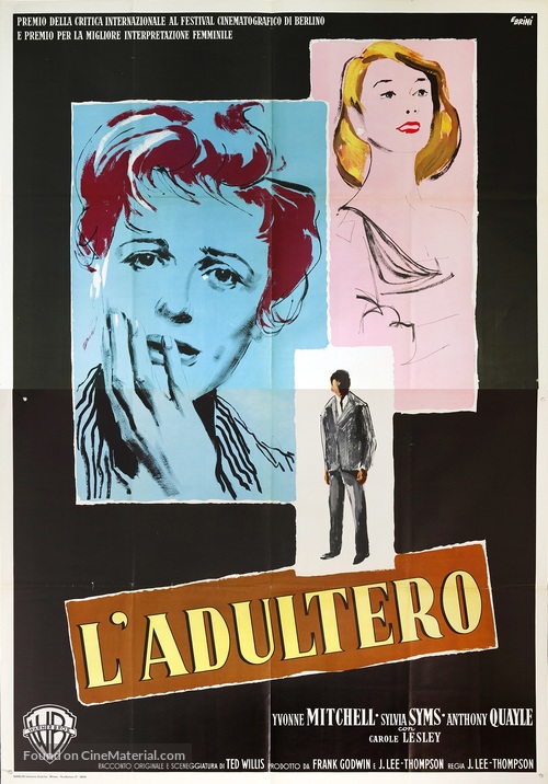 Woman in a Dressing Gown - Italian Movie Poster