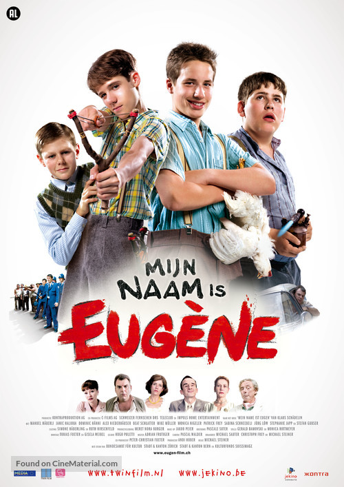 Mein Name Ist Eugen - Belgian Movie Poster