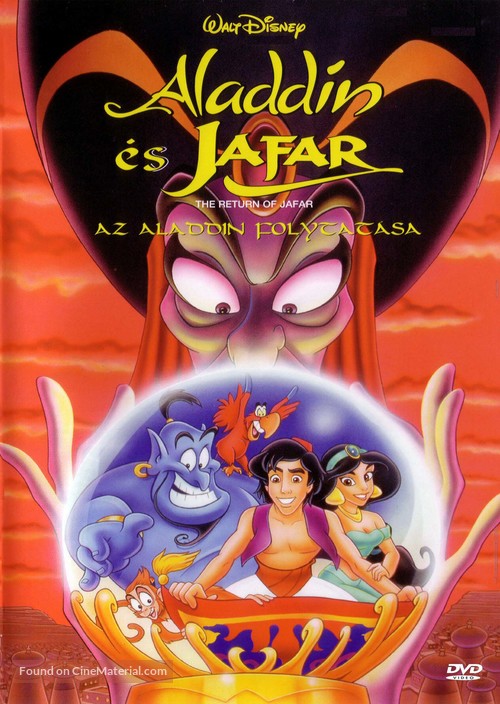 The Return of Jafar - Hungarian DVD movie cover