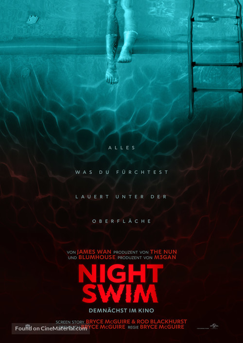 Night Swim - German Movie Poster