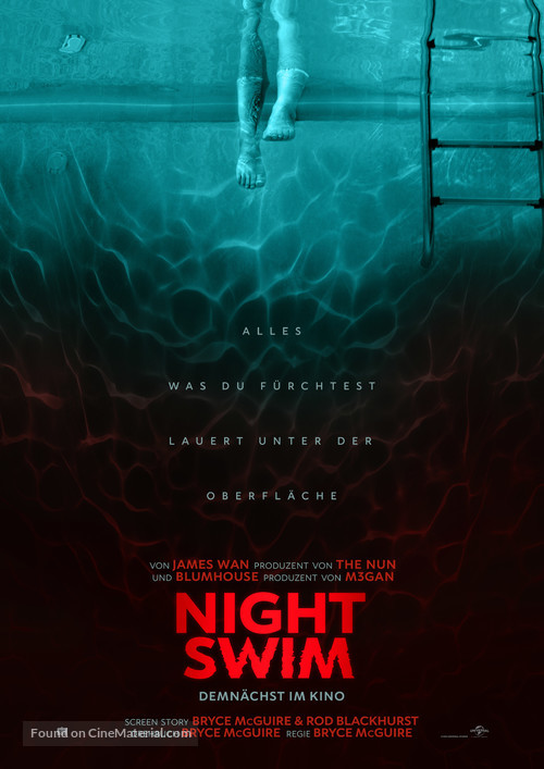 Night Swim - German Movie Poster