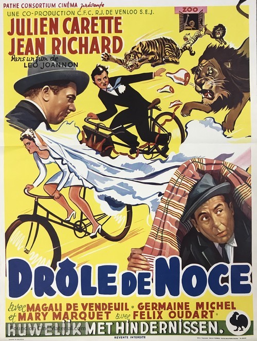 Dr&ocirc;le de noce - Belgian Movie Poster