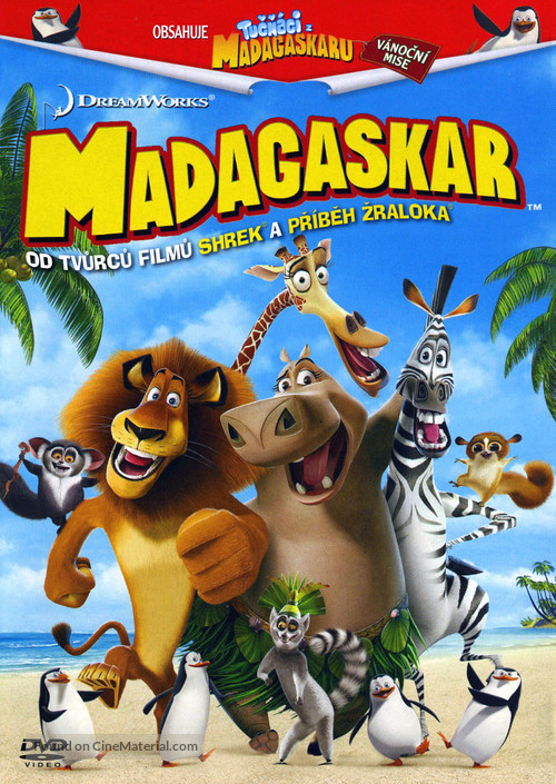 Madagascar - Czech DVD movie cover