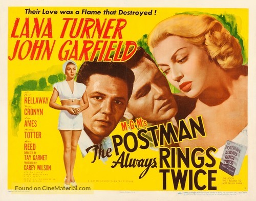 The Postman Always Rings Twice - Movie Poster