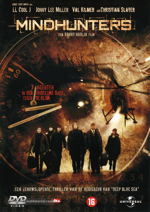 Mindhunters - Dutch DVD movie cover