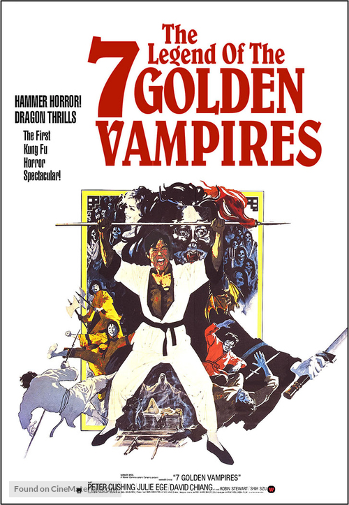 The Legend of the 7 Golden Vampires - Movie Poster