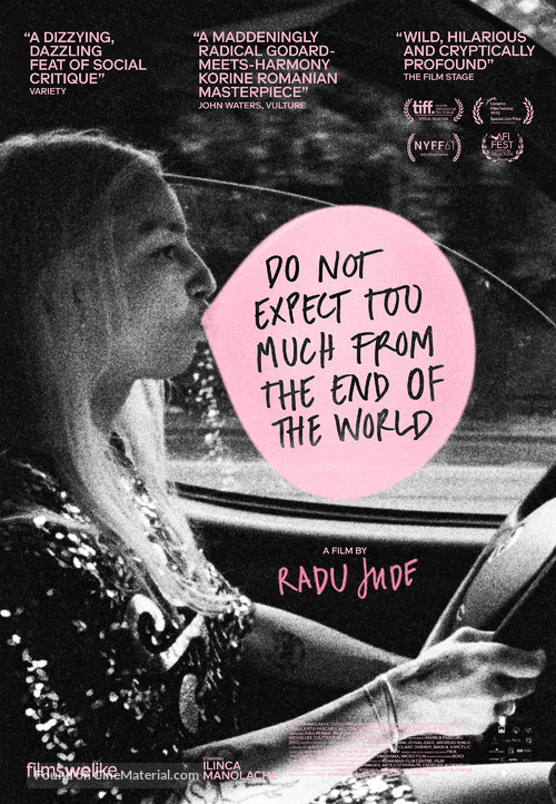 Do Not Expect Too Much from the End of the World - Canadian Movie Poster