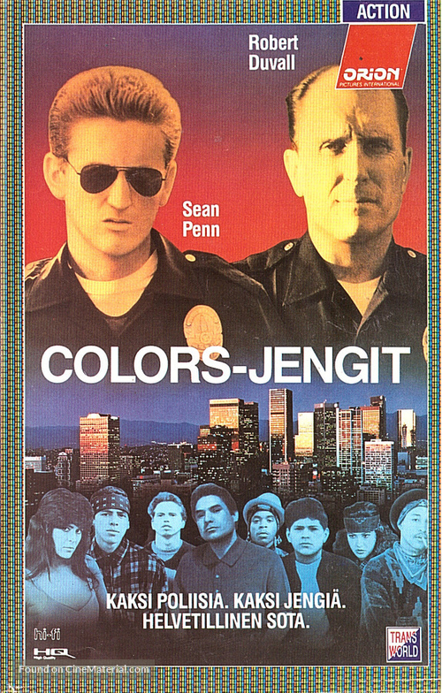 Colors - Finnish VHS movie cover