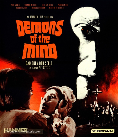 Demons of the Mind - German Blu-Ray movie cover