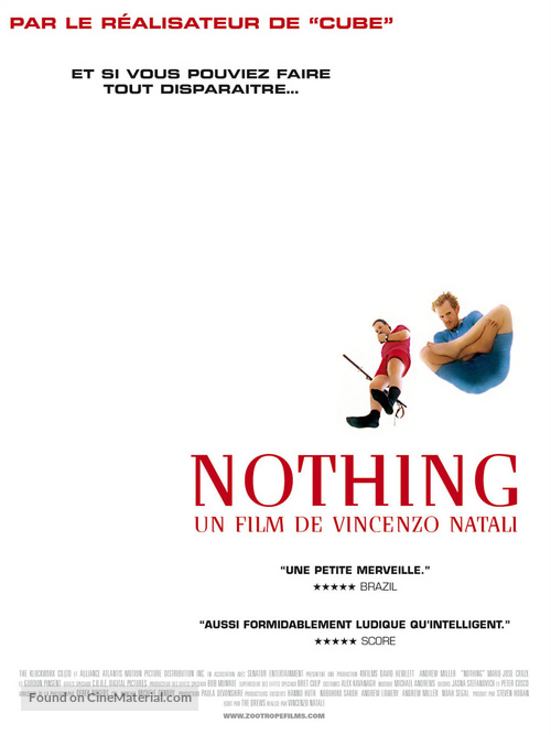 Nothing - French Movie Poster