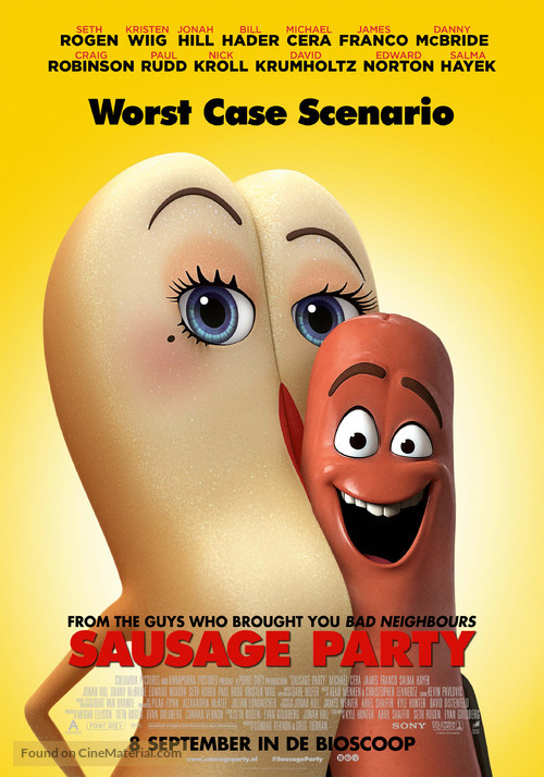 Sausage Party - Dutch Movie Poster