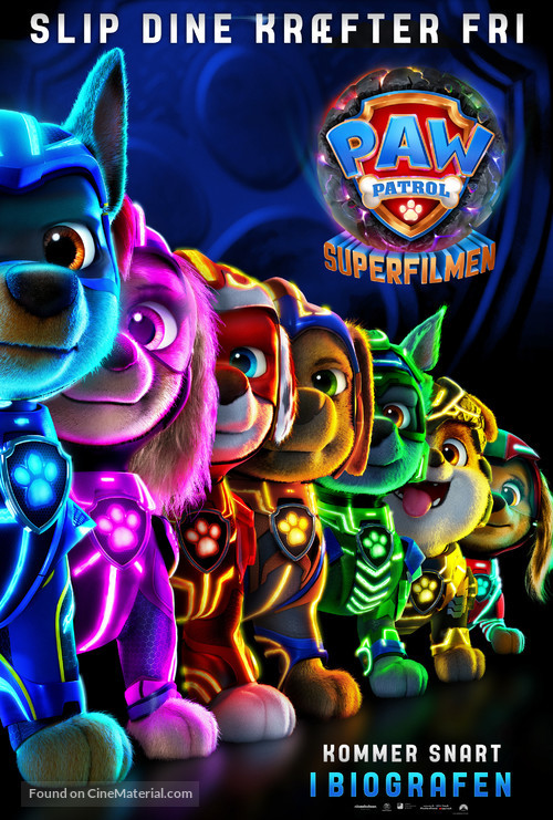 PAW Patrol: The Mighty Movie - Danish Movie Poster