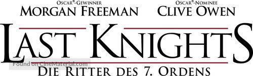 The Last Knights - German Logo