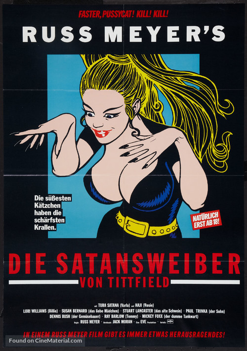 Faster, Pussycat! Kill! Kill! - German Movie Poster