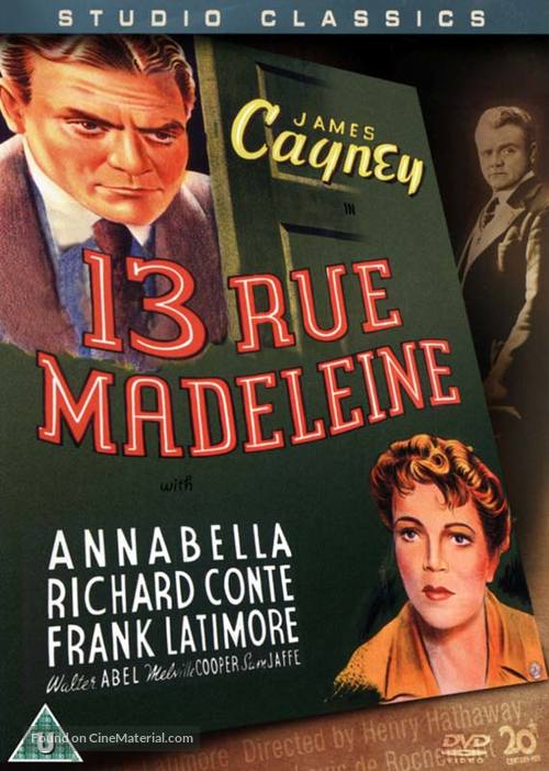 13 Rue Madeleine - British Movie Cover