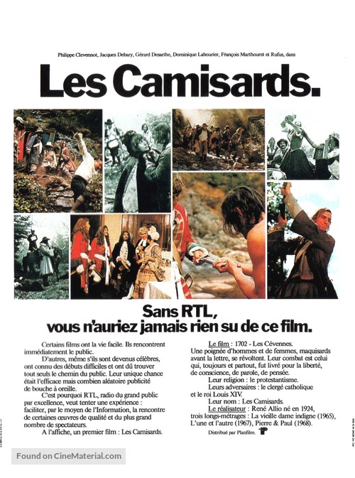 Les camisards - French Movie Poster