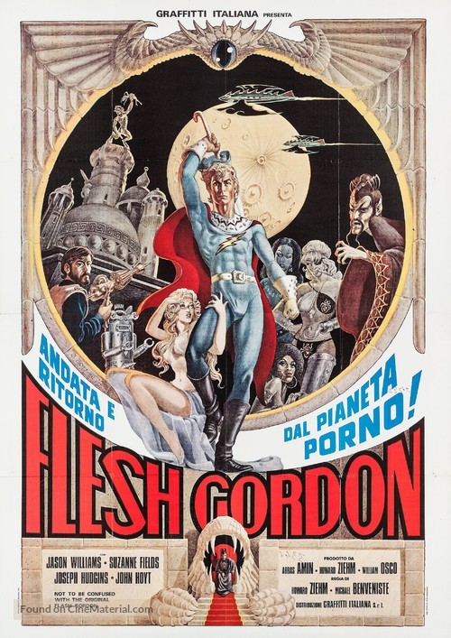 Flesh Gordon - Italian Movie Poster