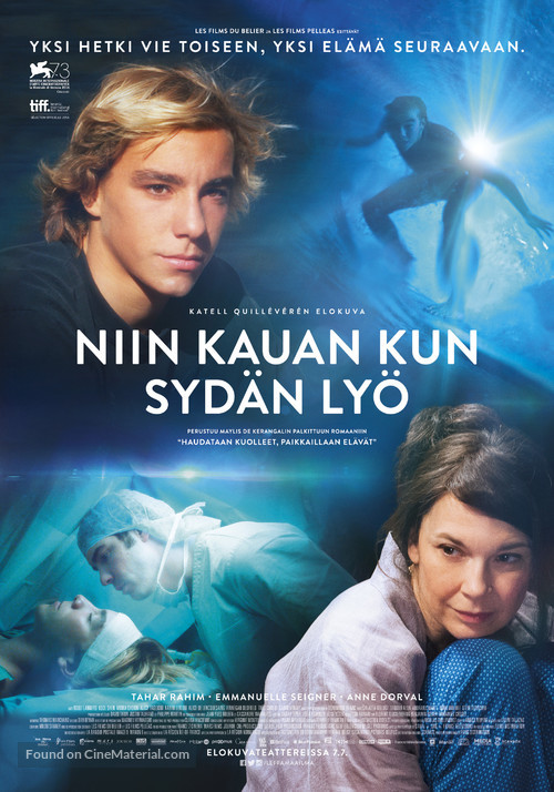 R&eacute;parer les vivants - Finnish Movie Poster