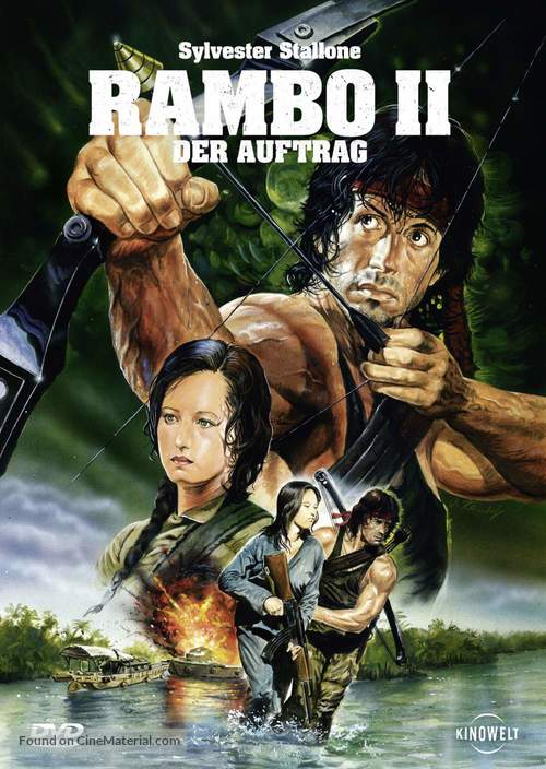 Rambo: First Blood Part II - German DVD movie cover