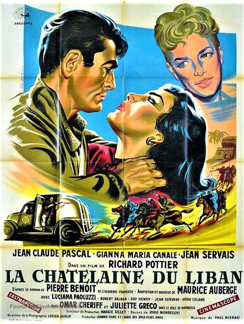 La ch&acirc;telaine du Liban - French Movie Poster