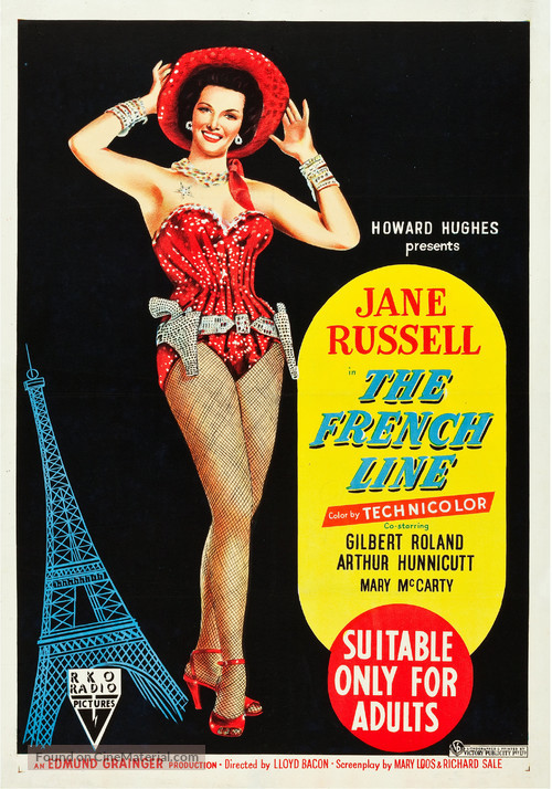 The French Line - Australian Movie Poster