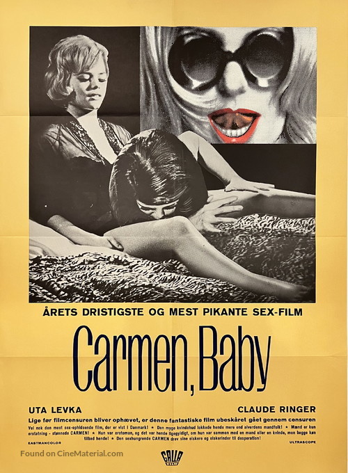 Carmen, Baby - Danish Movie Poster