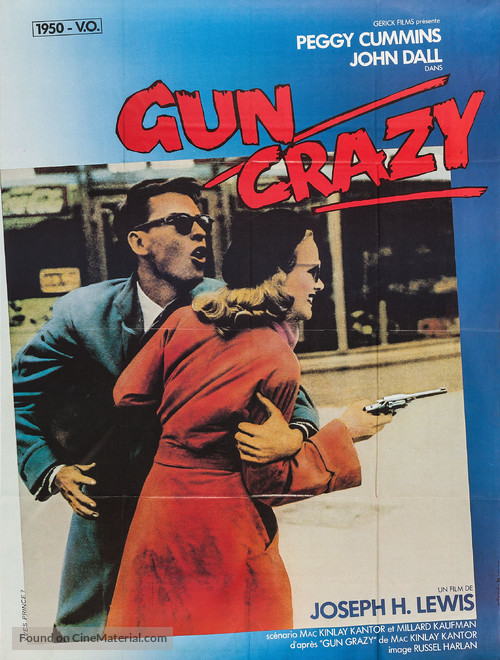 Gun Crazy - French Re-release movie poster