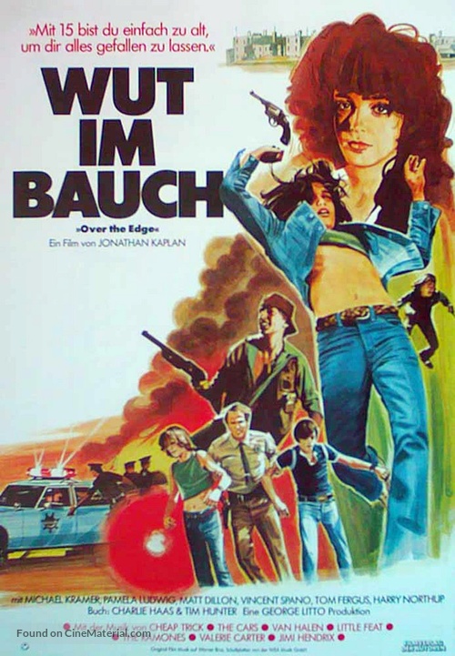 Over the Edge - German Movie Poster