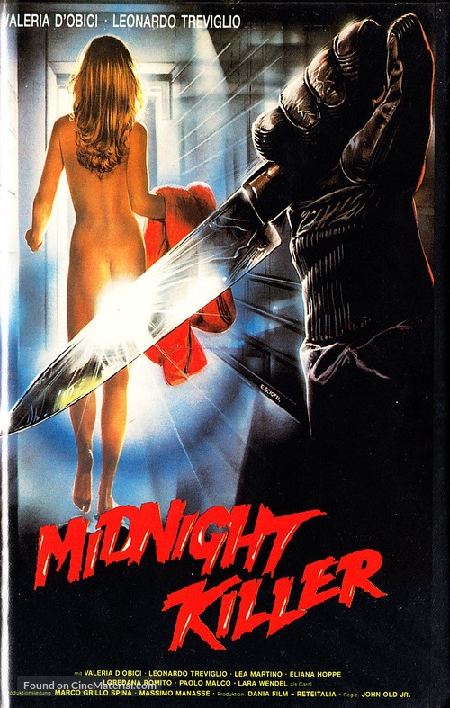 Morirai a mezzanotte - German VHS movie cover