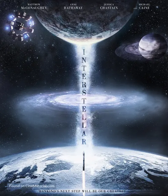 Interstellar (2014) blu-ray movie cover