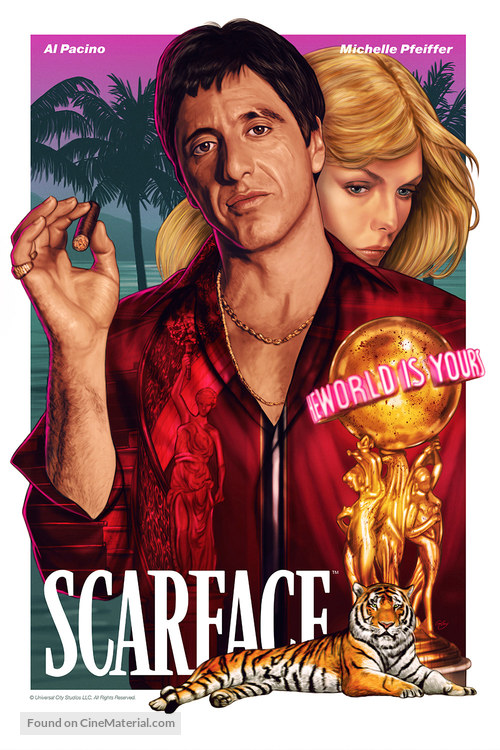 scarface poster font