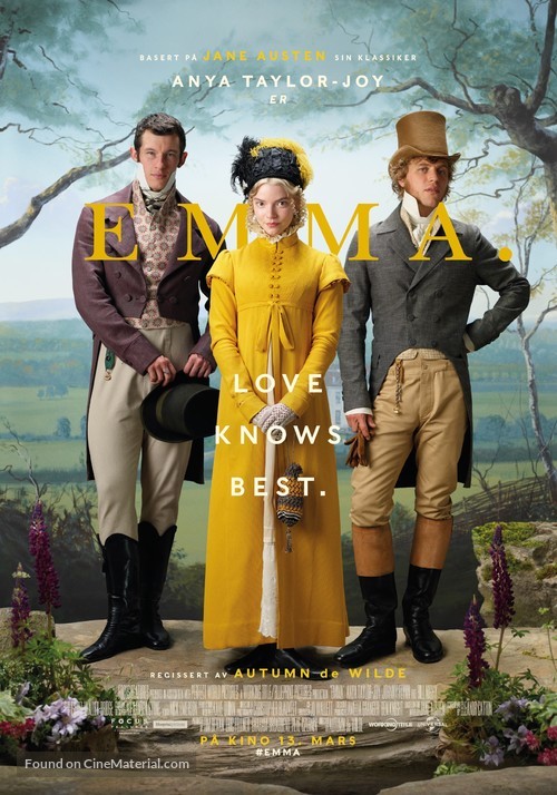 Emma. - Norwegian Movie Poster