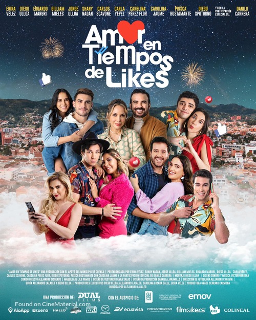 Amor en Tiempos de Likes - Ecuadorian Movie Poster