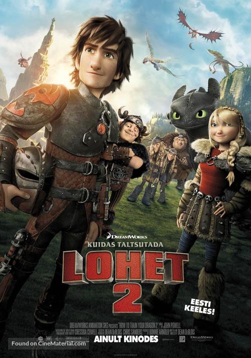 How to Train Your Dragon 2 - Estonian Movie Poster
