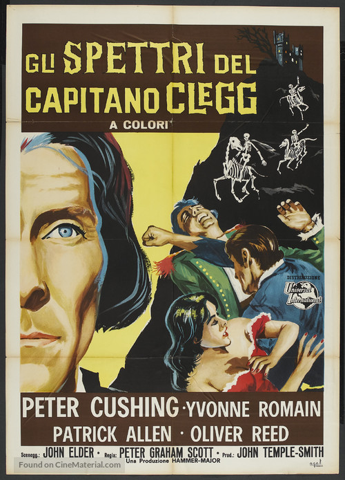 Captain Clegg - Italian Movie Poster