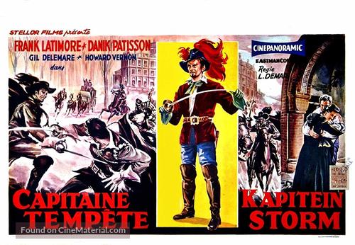 Capitaine temp&ecirc;te - Belgian Movie Poster