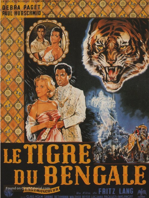 Der Tiger von Eschnapur - French Movie Poster