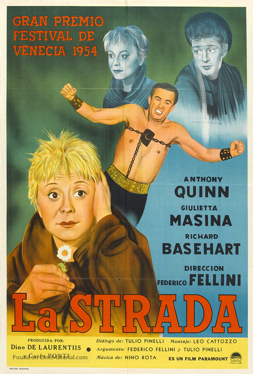 La strada - Argentinian Movie Poster