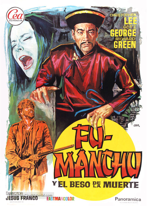 The Blood of Fu Manchu - Spanish Movie Poster
